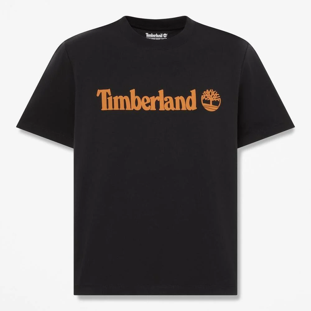 Timberland Эрэгтэй богино ханцуйтай логотой цамц