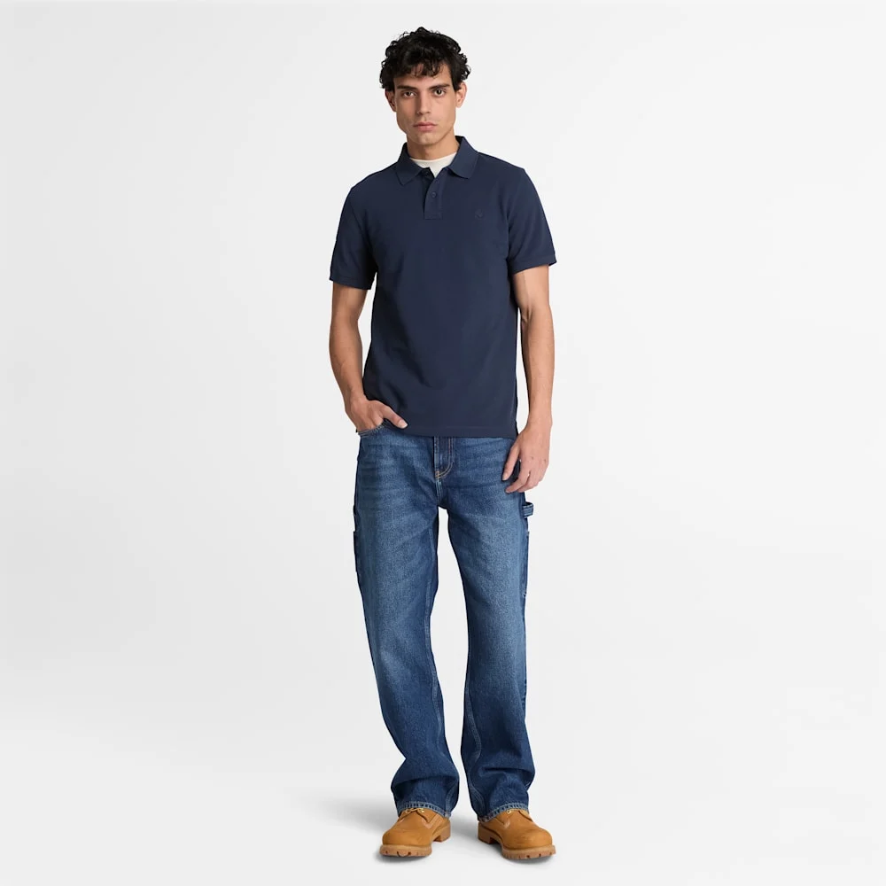 Timberland Эрэгтэй богино ханцуйтай, логотой поло цамц - Image 2