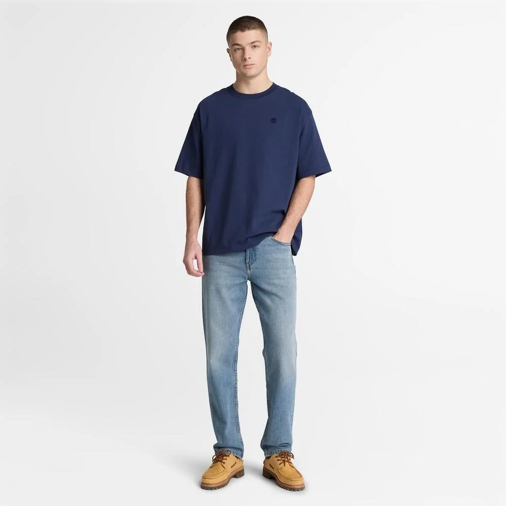 Timberland Эрэгтэй богино ханцуйтай сул загварын цамц - Image 3