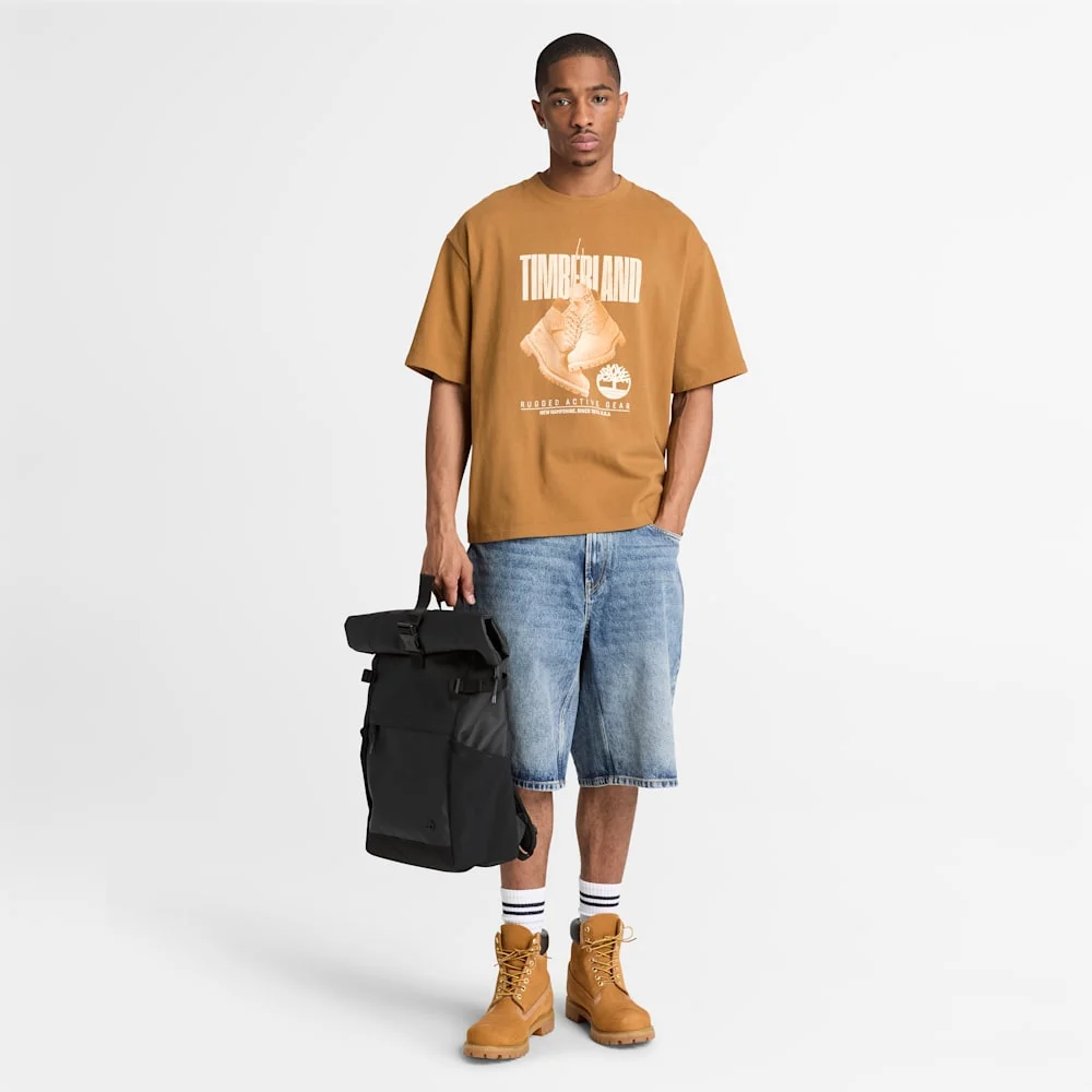 Timberland Эрэгтэй богино ханцуйтай зурагтай футболк - Image 2