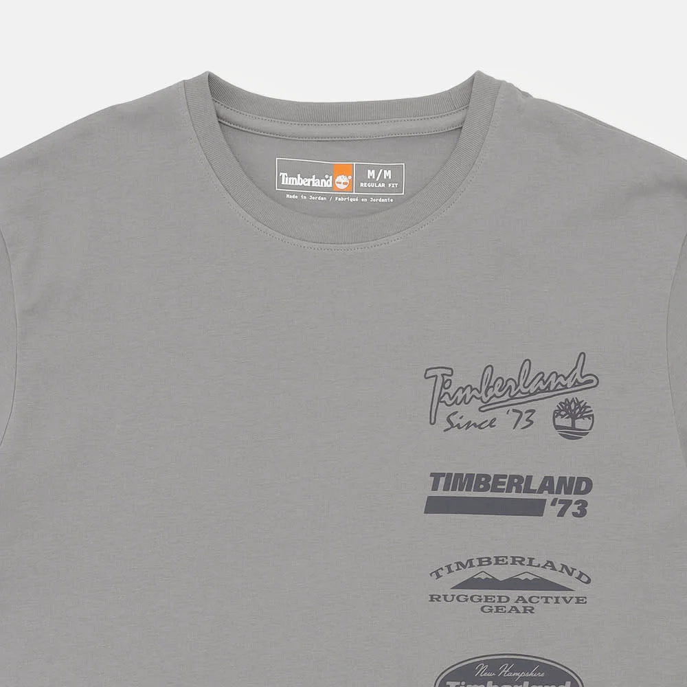Timberland Эрэгтэй богино ханцуйтай хээтэй футболк - Image 3