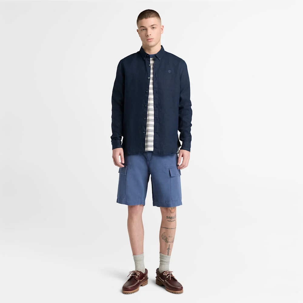 Timberland Эрэгтэй даавуун карго богино өмд - Image 3
