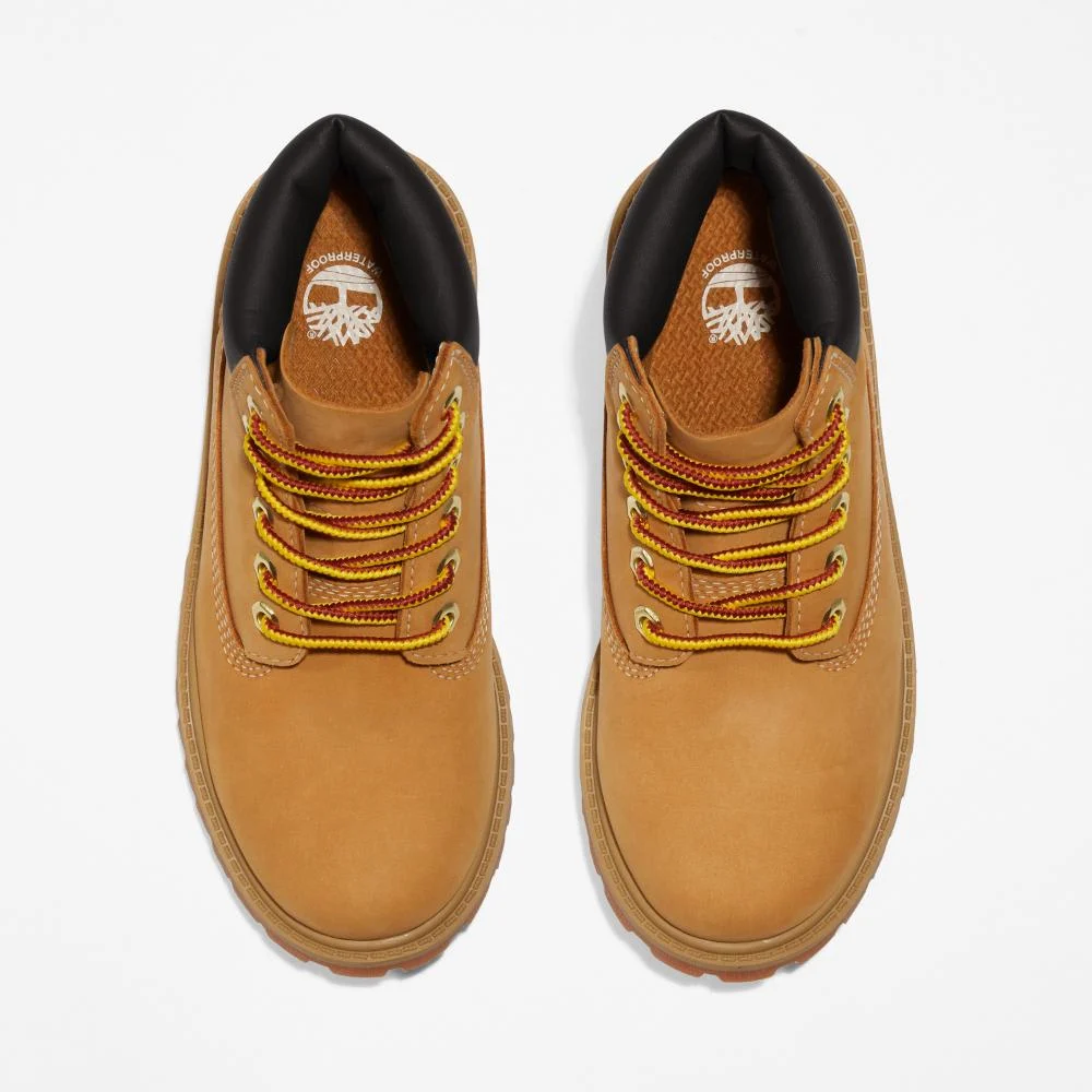 Timberland Өсвөр насны хүүхдийн 6 инчийн усны хамгаалалттай арьсан түрийтэй гутал - Image 2