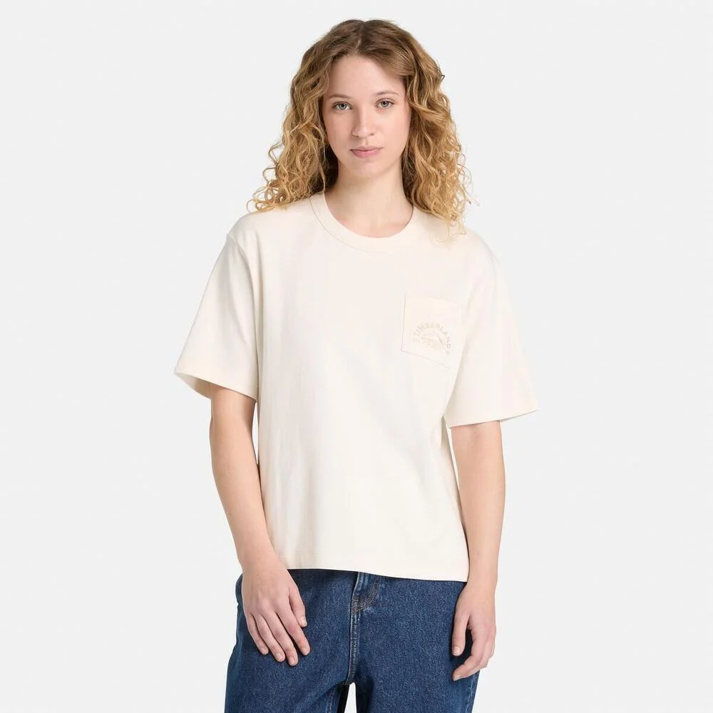Timberland Timberfresh эмэгтэй богино ханцуйтай, халаастай чөлөөт цагийн цамц - Image 2