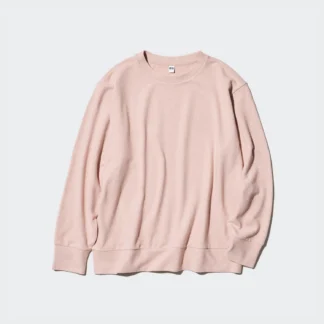 UNIQLO ソフトニットフリースクルーネックT