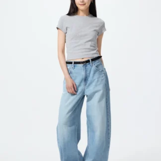 UNIQLO バギーバレルレッグジーンズ