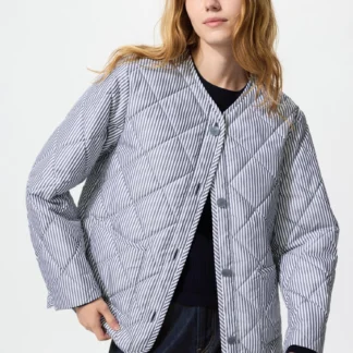 UNIQLO パフテックノーカラージャケット