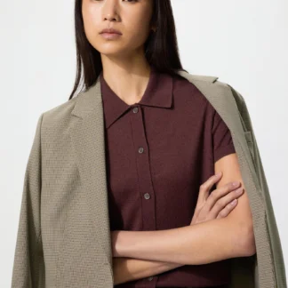 UNIQLO メリノブレンドポロカーディガン