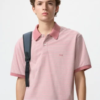 UNIQLO ドライカノコボーダーポロシャツ