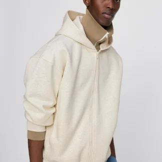 UNIQLO スウェットオーバーサイズフルジップパーカ