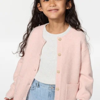 UNIQLO GIRLS スフレヤーンカーディガン