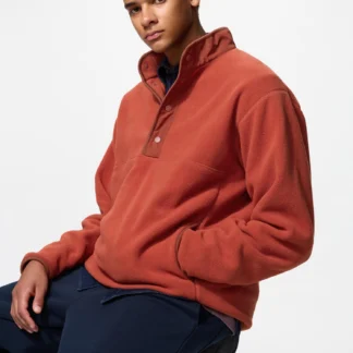 UNIQLO フリースボタンナッププルオーバー