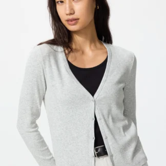 UNIQLO リブVネックカーディガン