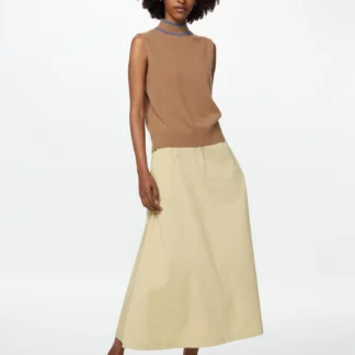 UNIQLO コットンロングスカート
