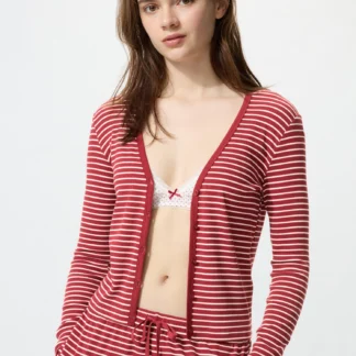 UNIQLO リブVネックカーディガン