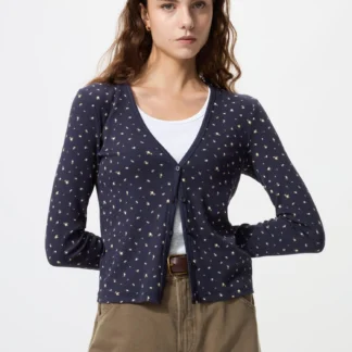 UNIQLO リブVネックカーディガン