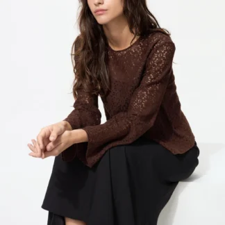 UNIQLO レースブラウス