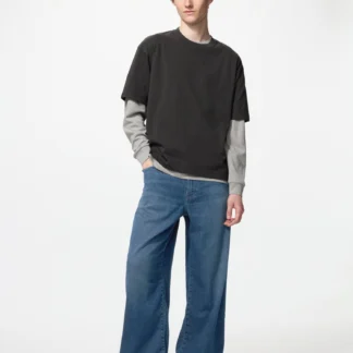 UNIQLO EZYバレルジーンズ/丈長め