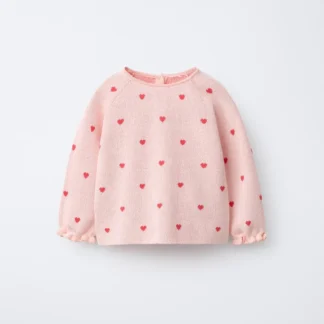 ZARA KNIT HEART JUMPER