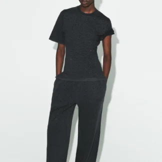 ZARA SHINY SHORT SLEEVE T-SHIRT