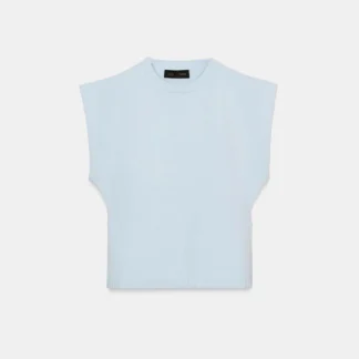 ZARA KNIT WAISTCOAT WITH DEFINED SHOULDERS