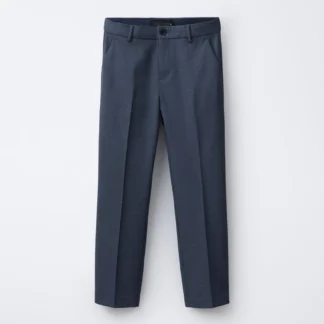 ZARA TEXTURED SUIT TROUSERS