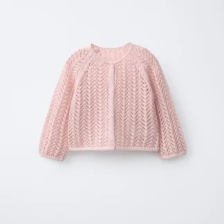 ZARA CUTWORK CARDIGAN
