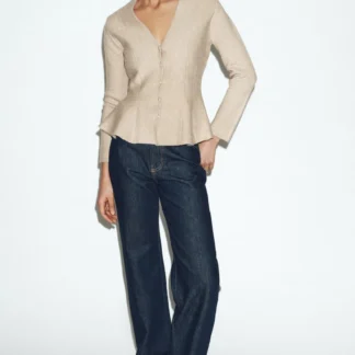 ZARA PEPLUM CARDIGAN