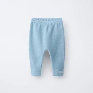 ZARA KNIT TROUSERS WITH FISH APPLIQUÉ