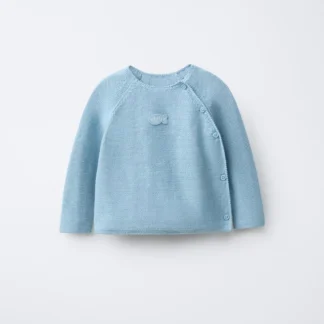 ZARA KNIT JUMPER WITH FISH APPLIQUÉ