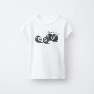 ZARA PRINTED POOL BALL T-SHIRT