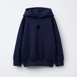 ZARA STAR STUDDED HOODIE