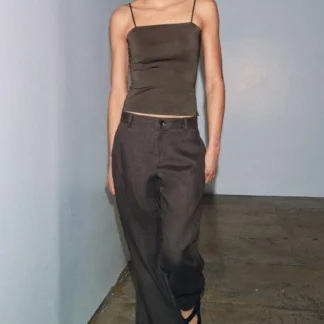 ZARA POLYAMIDE STRAPPY TOP