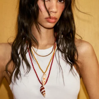ZARA PACK OF 3 BEADED SHELL NECKLACES