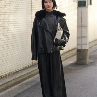 ZARA LONG CONTRAST DRESS