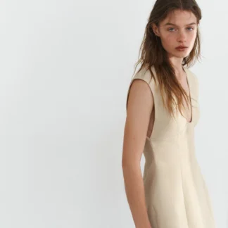 ZARA STRIPED SHORT DRESS