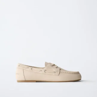 ZARA LACE-UP DECK SHOES