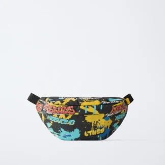 ZARA GRAFFITI BELT BAG