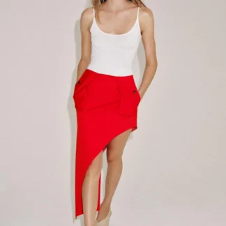 ZARA ASYMMETRIC POCKET SKIRT ZW COLLECTION