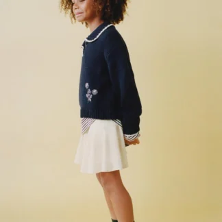 ZARA LACE TRIM SKIRT