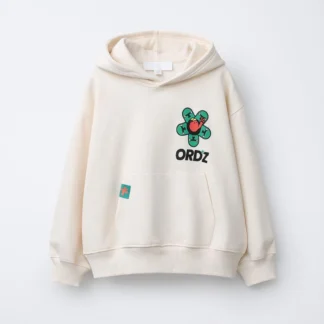 ZARA LOGO PRINT HOODIE