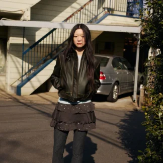 ZARA MINI SKIRT WITH RUFFLES AND SEQUINS