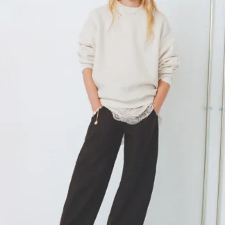 ZARA BARREL TROUSERS WITH DRAWSTRING