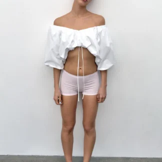 ZARA HEAVY COTTON BALLOON TOP