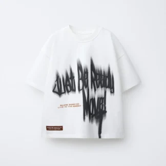 ZARA GRAFFITI PRINT SWEATSHIRT