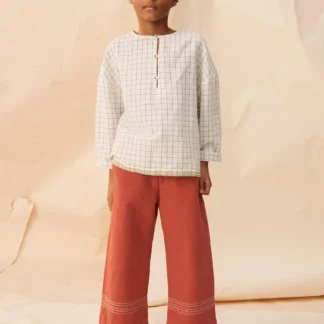 ZARA LIMITED EDITION CONTRAST EMBROIDERED CHECK SHIRT