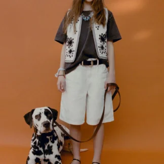 ZARA EMBROIDERED WAISTCOAT