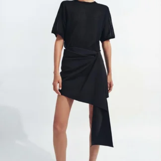 ZARA ZW COLLECTION ASYMMETRIC SHORT SKIRT