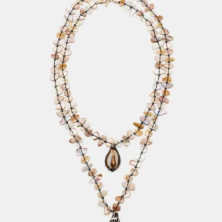 ZARA PACK OF 2 SHELL PIECE NECKLACES