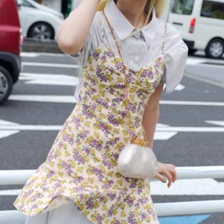 ZARA FLORAL STRAPPY DRESS